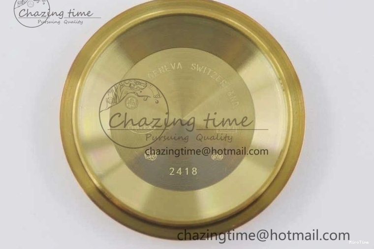 MiroTime 0121 Day Date 40mm YG 904L Steel TWF 1:1 Best Edition White Dial on YG Bracelet A FreshLook 2368